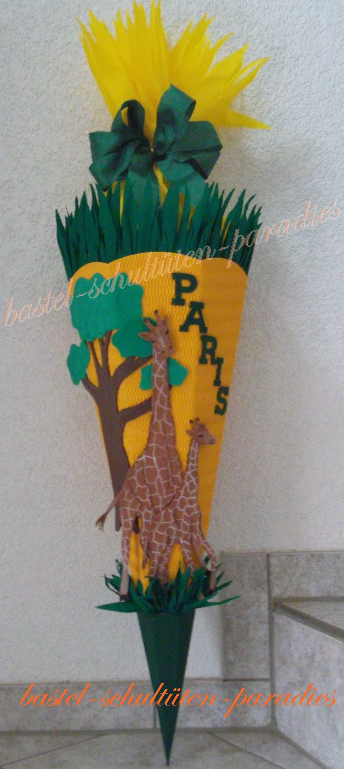 Schultüten Bastelset Giraffen