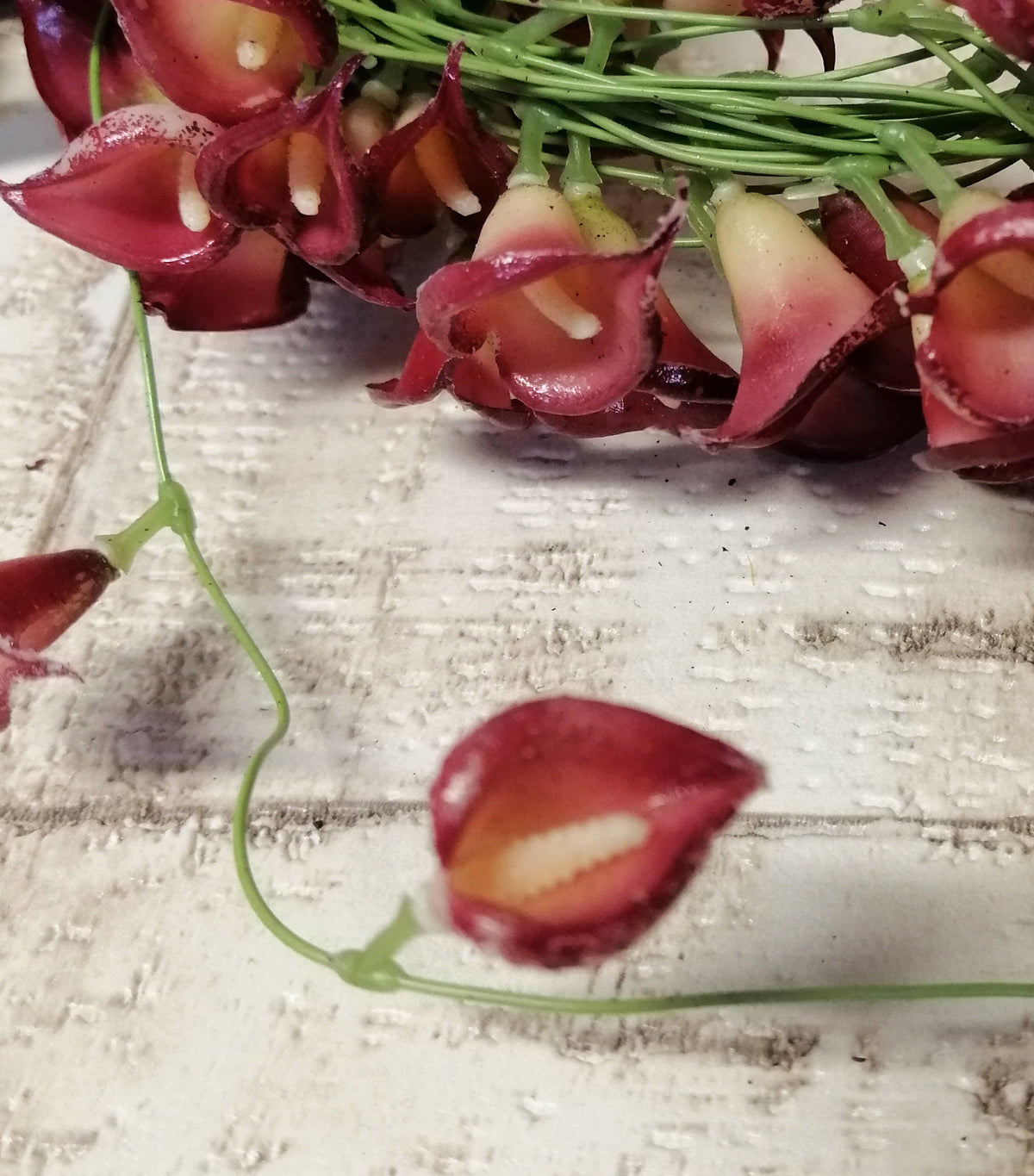 basteln dekorieren Mini-Calla-Girlande