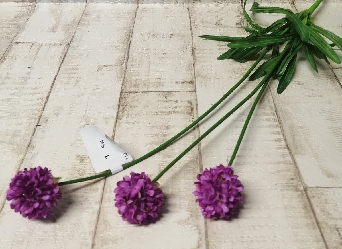 Deko-Gras, Blüten-Ball Künstliche Blumen
