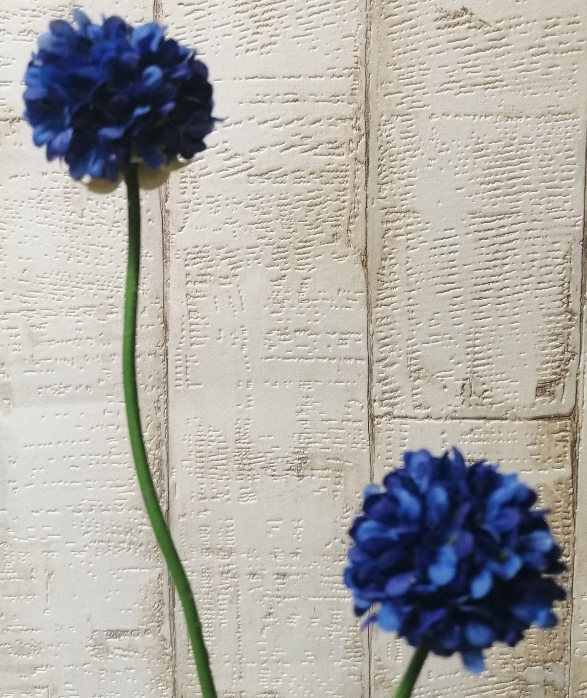 Deko-Gras, Blüten-Ball  Künstliche Blumen