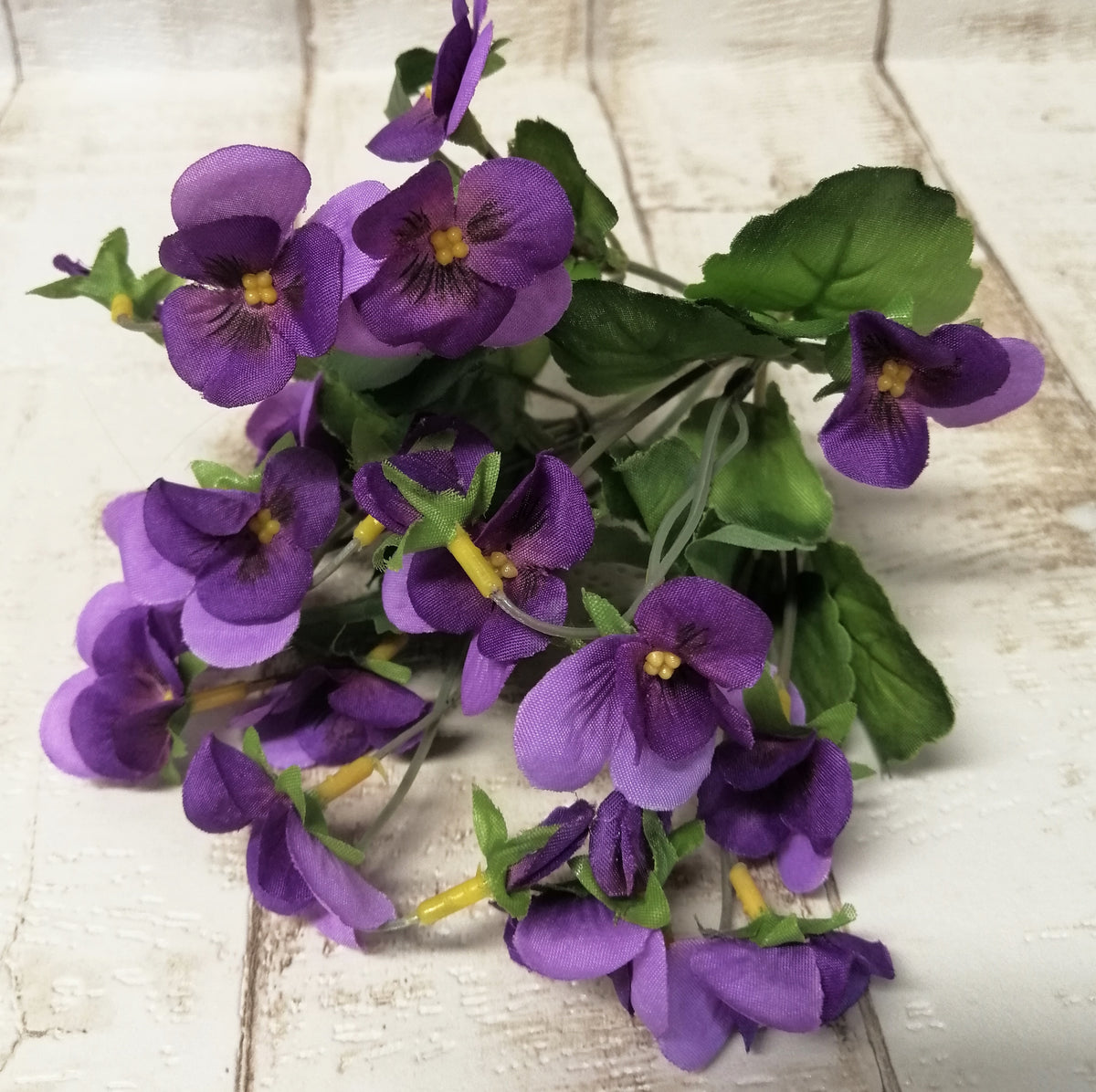Stiefmütterchen-Busch künstliche Blumen
