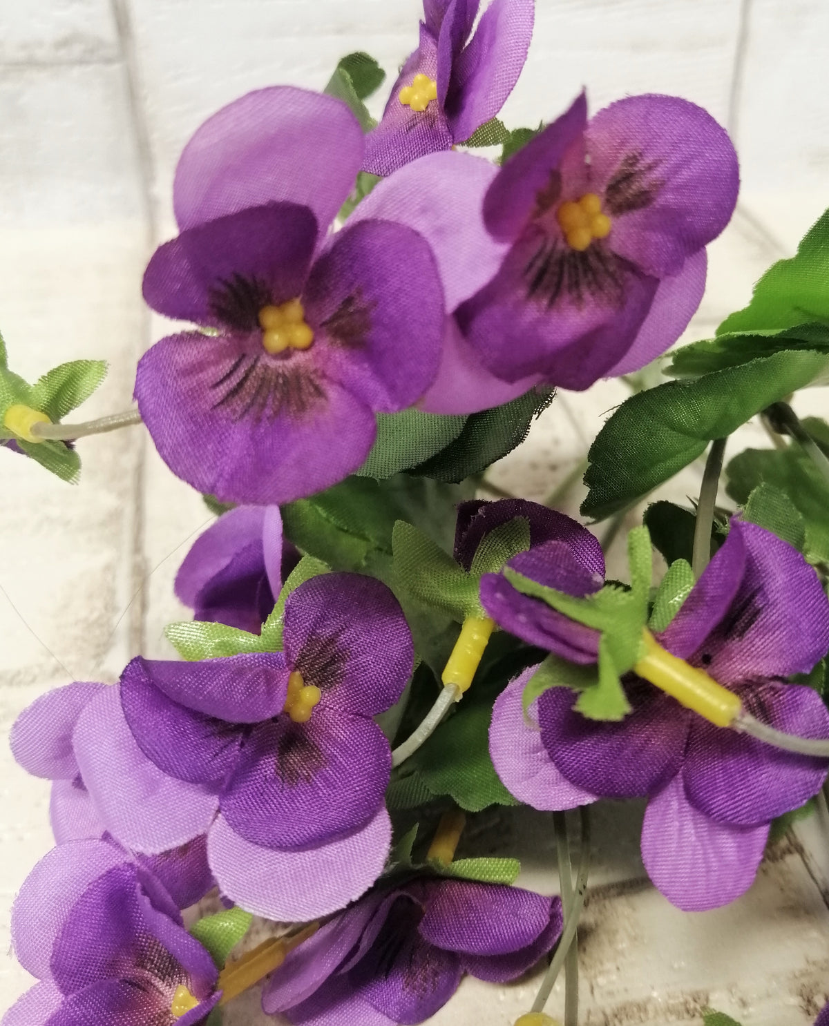Stiefmütterchen-Busch Künstliche Blumen