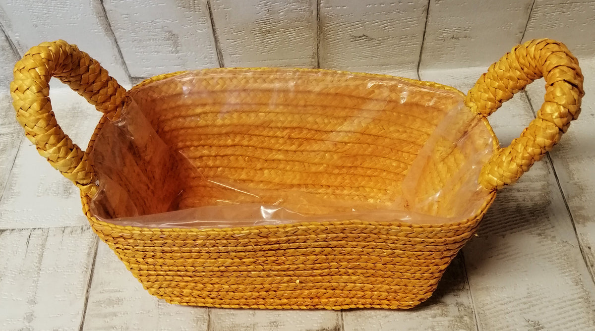 Bast-Tasche Pflanzgefäß