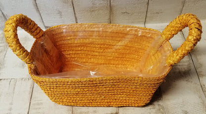 Bast-Tasche Pflanzgefäß