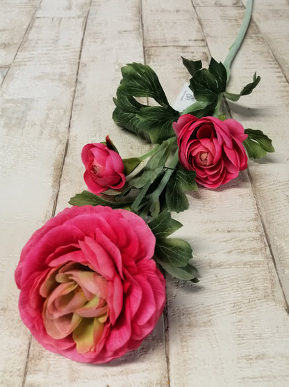 Basteln Dekorieren Ranunkel  künstliche Blumen