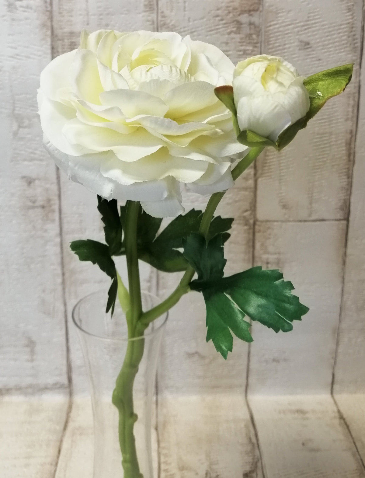 Ranunkel creme-weiß 34cm künstlich