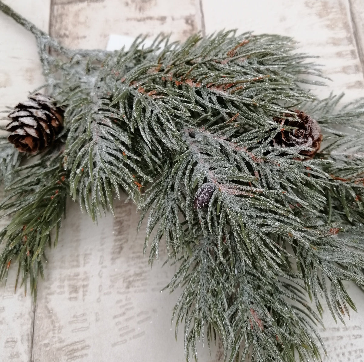 Tannenzweig gefrostet 37/21cm künstlich