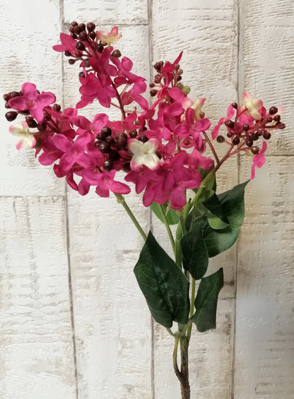 Flieder pink-rot 51cm künstliche Blumen Dekoration Frühjahr Sommer