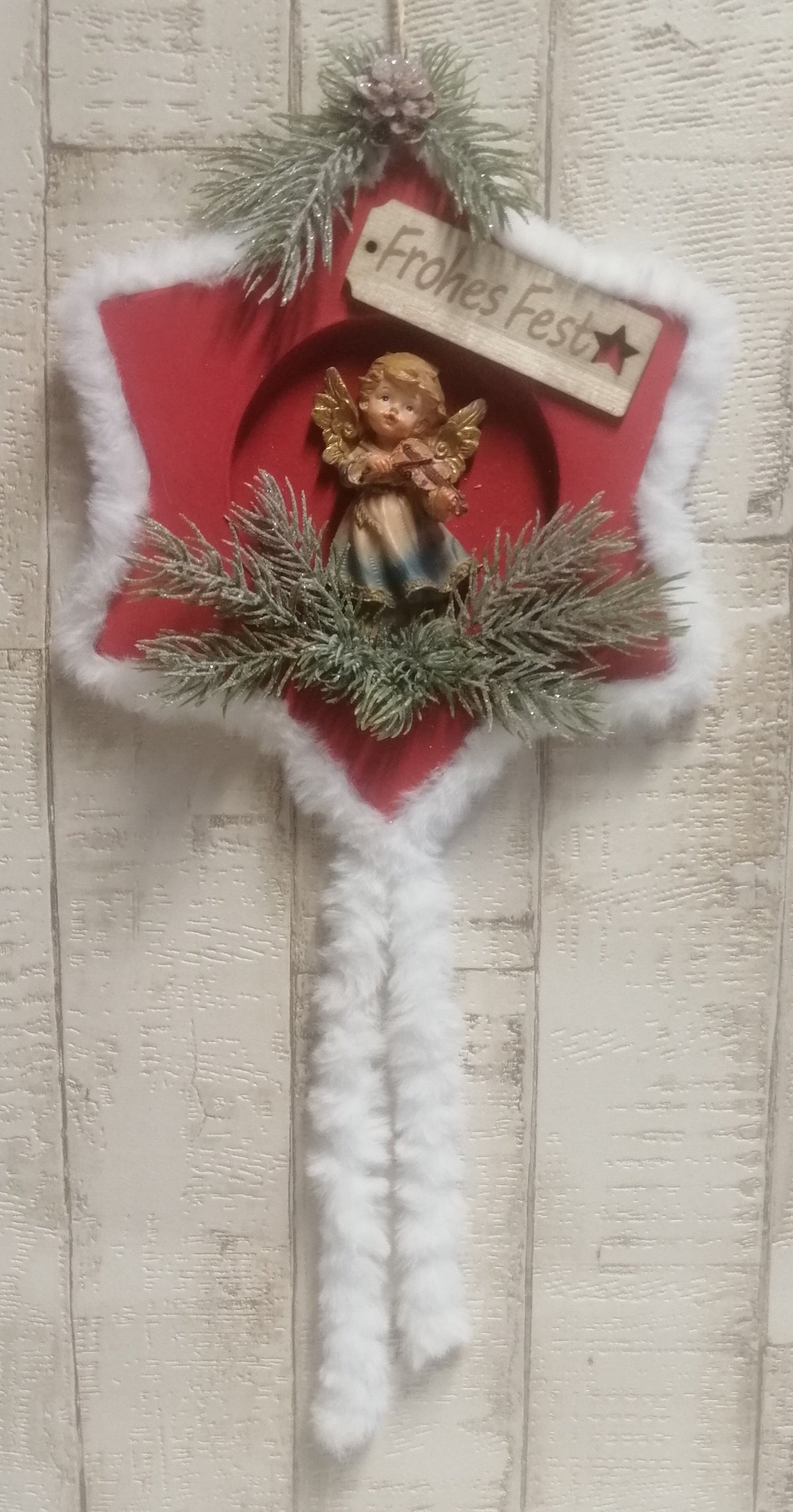 Türkranz Stern Weihnachten
