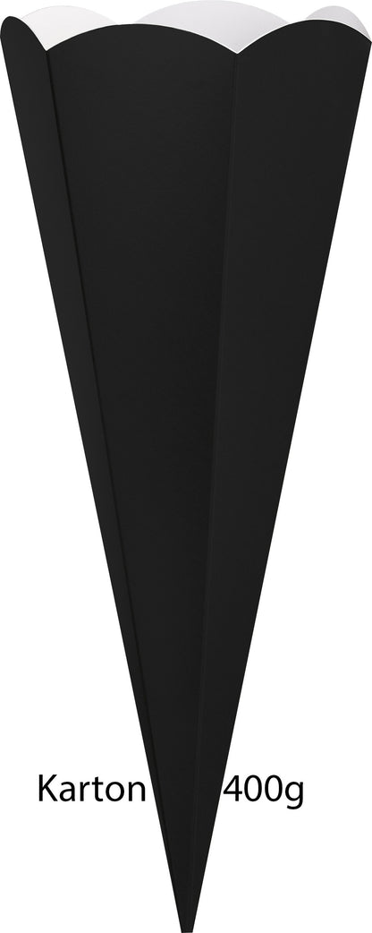 Schultüten Bastelset Motocross schwarz-orange-weiß
