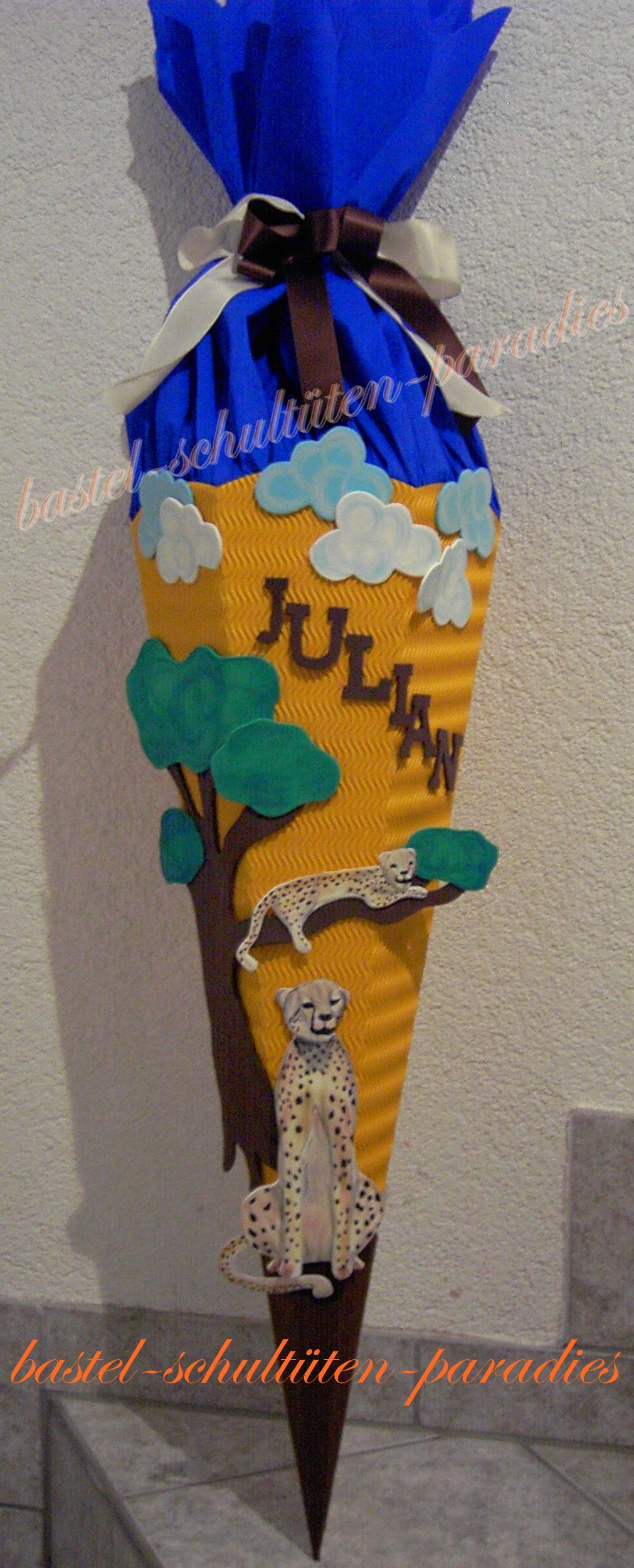 Schultüten Bastelset Leopard