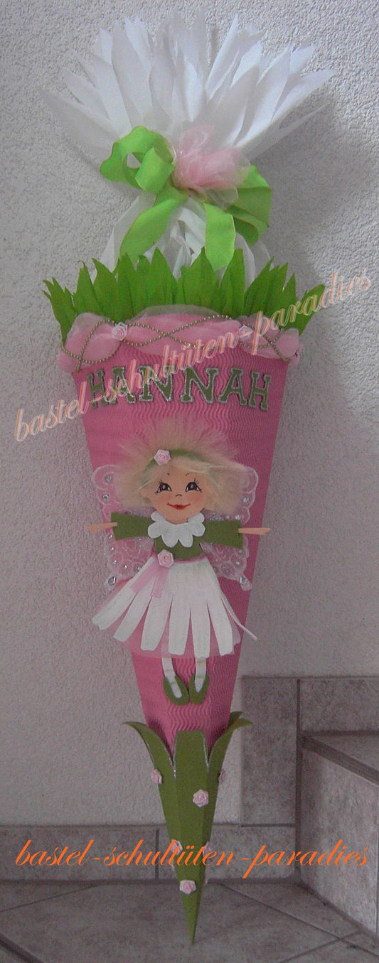 Bastelset Elfe Margarite rosa-grün-weiß