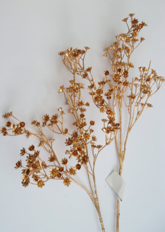 Schleierkraut gold  54cm lang zur Dekoration  Basteln Weihnachten