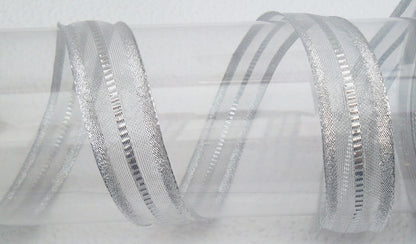 Schleifen-bänder  silber