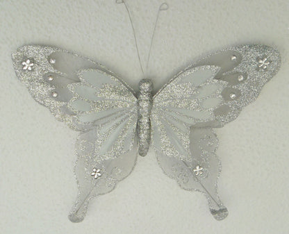 Schmetterling silber 14cmx20,5cm