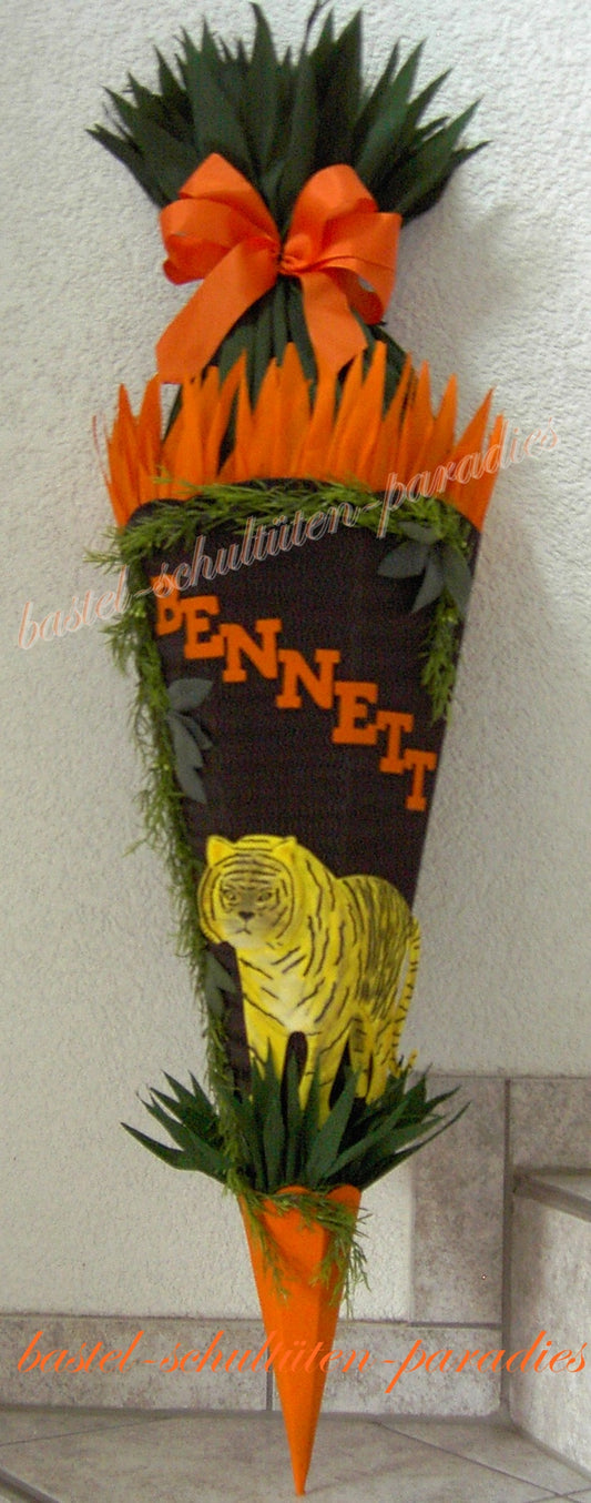 Schultüten Bastelset Tiger
