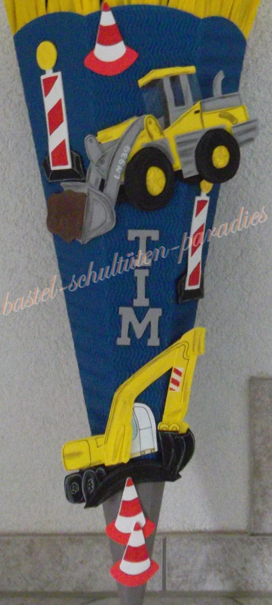 Bastelanleitung Baustelle (nur Motiv)