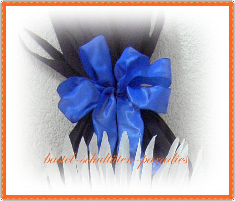 schultütenschleife blau