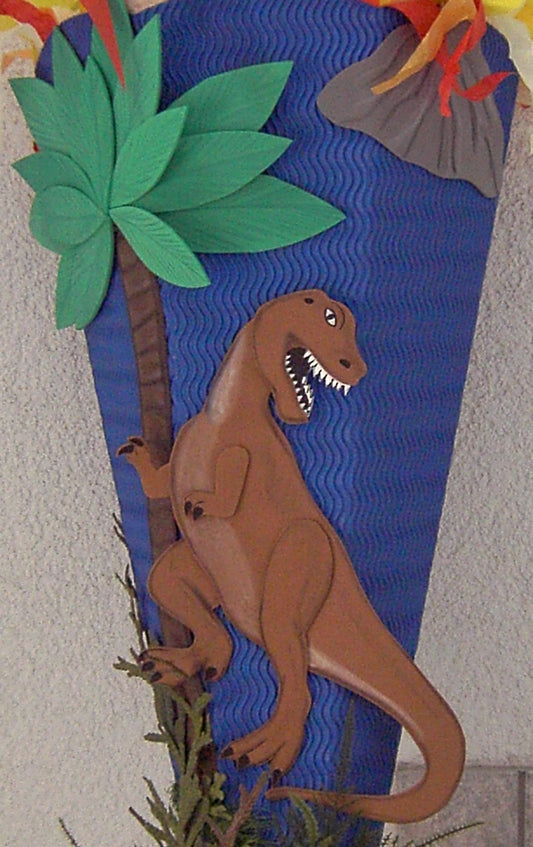 Bastelanleitung Dino Rex (nur Motiv)