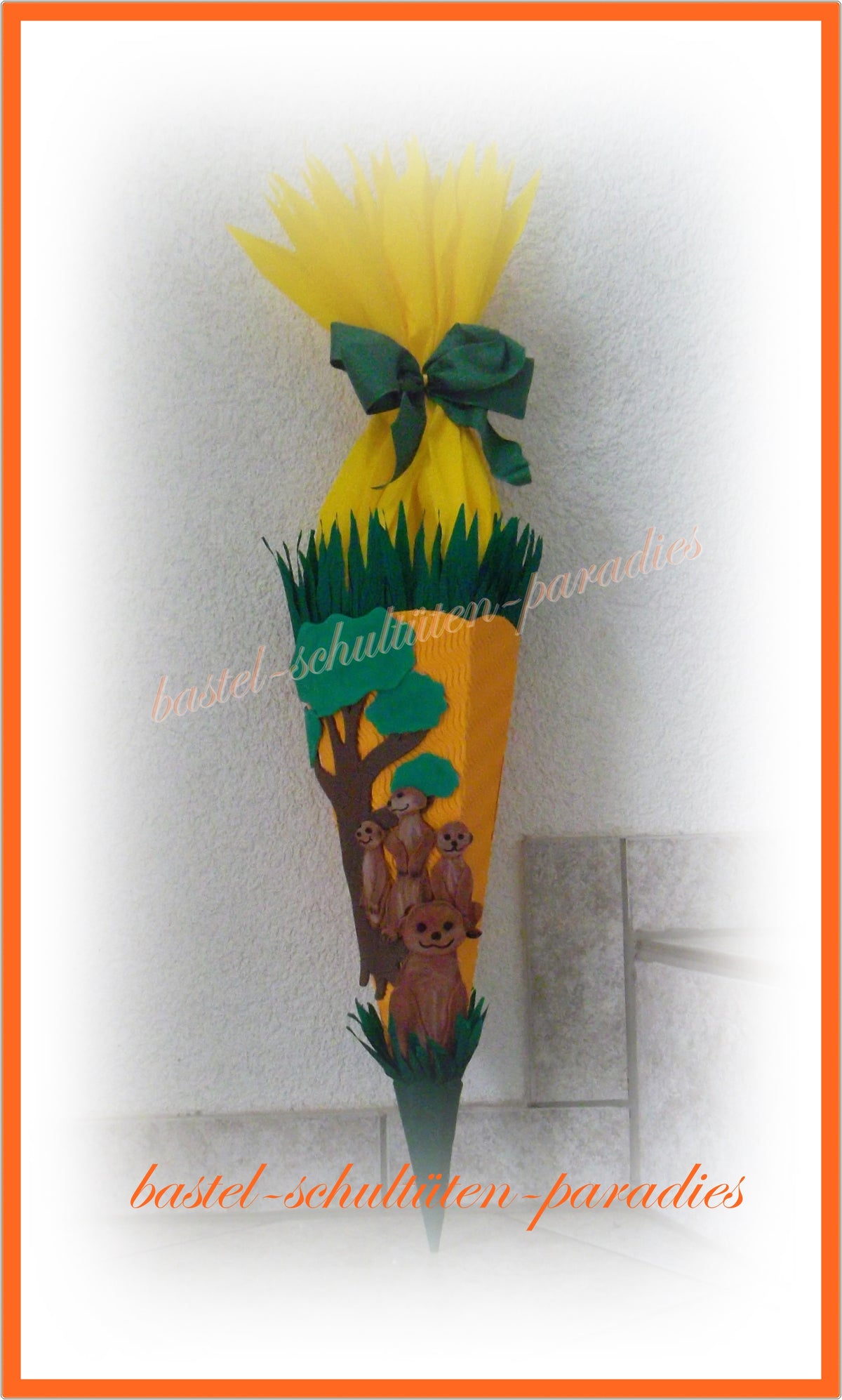 Bastelset Geschwistertüte Erdmännchen