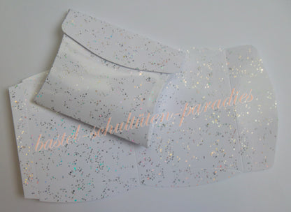 Faltschachtel viereckig „Diamant“ – 10,5 × 13 × 2 cm