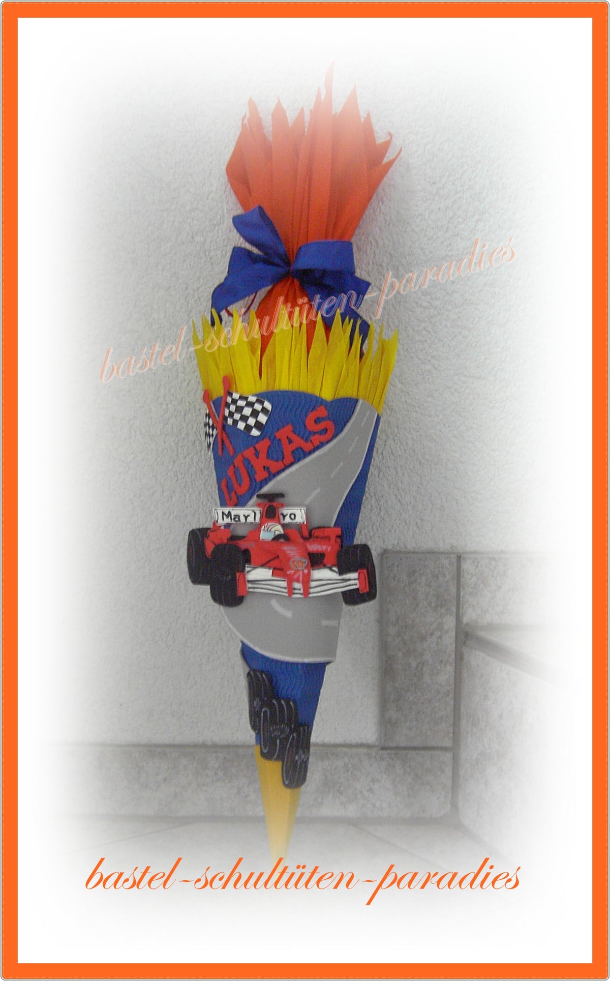 Bastelset Geschwistertüte Formel 1