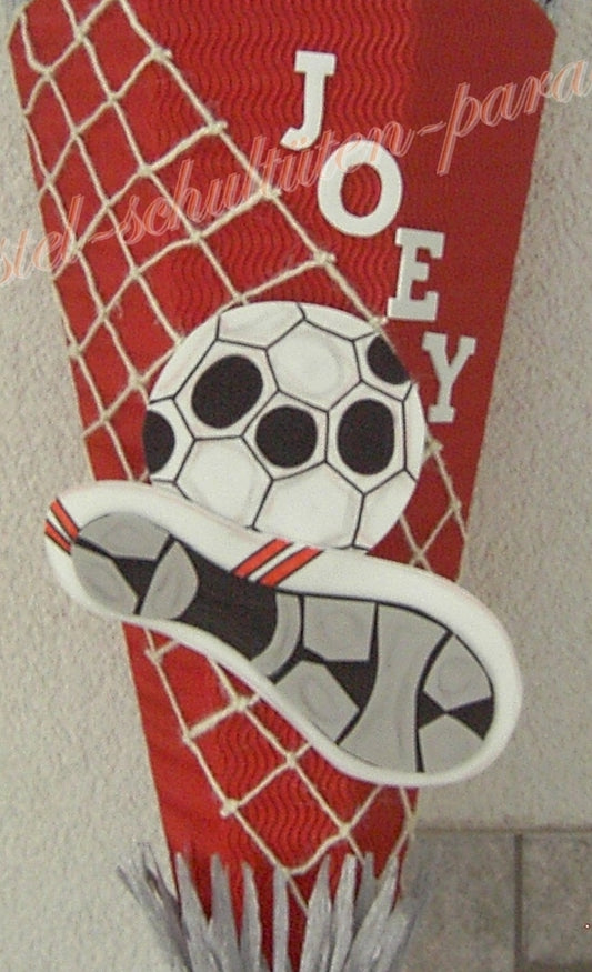 Bastelanleitung Fußball 2 weiß incl. Netz (nur Motiv)