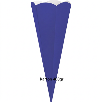 Kartonrohling Blau