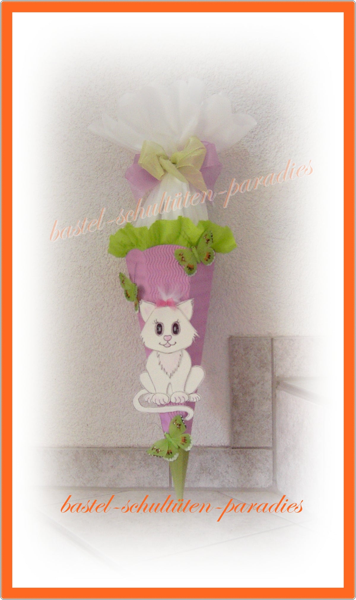 Bastelset Geschwistertüte Katze