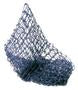 Fischernetz blau 1x1m