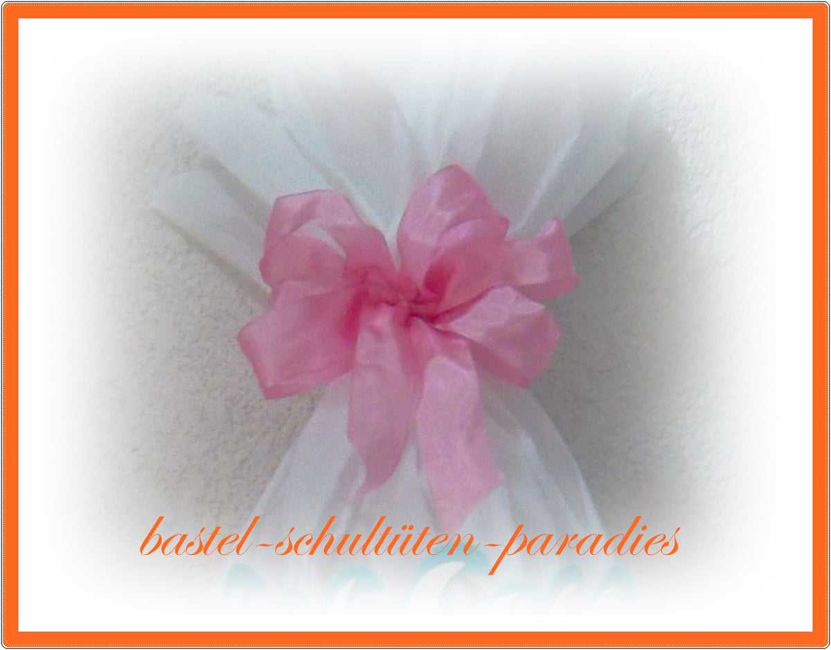 Schultütenschleife rosa