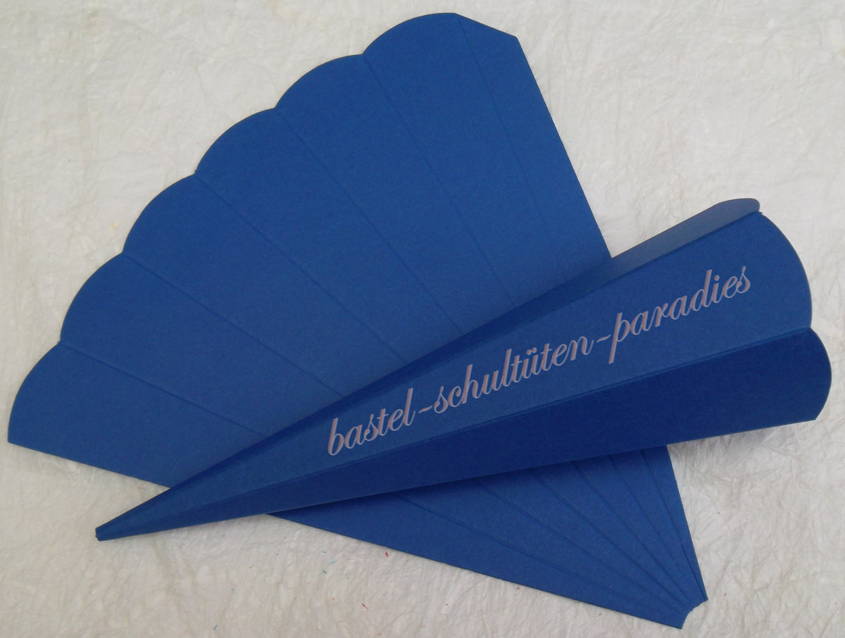 Schultütenrohling 18cm blau