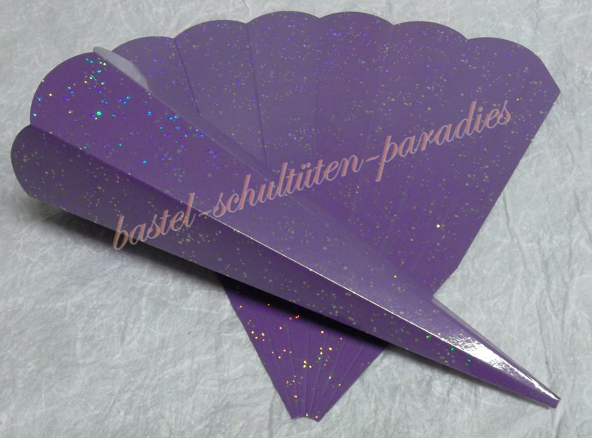 Schultütenrohling "Diamant" 23cm lila
