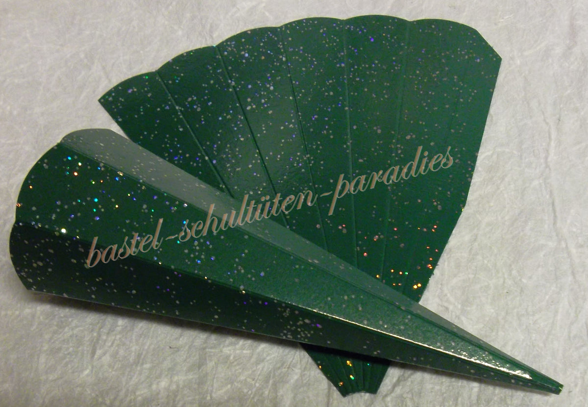 Schultütenrohling "Diamant" 18cm grün