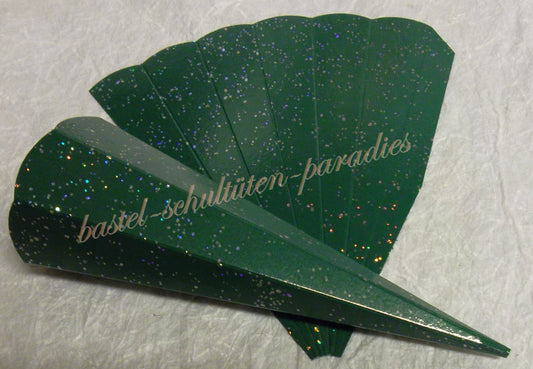 Schultütenrohling "Diamant" 18cm grün