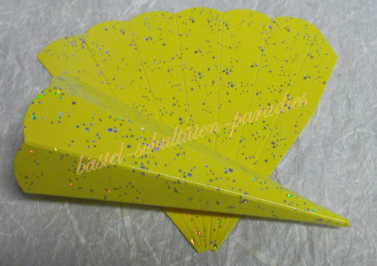 Schultütenrohling "Diamant" 14cm gelb