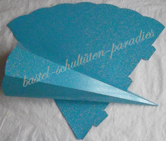 Schultütenrohling "Diamant" 70cm hellblau