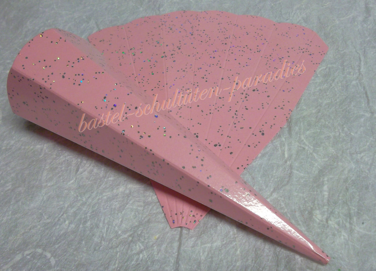 Schultütenrohling "Diamant" 18cm rosa