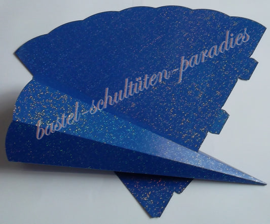 Schultütenrohling "Diamant" 70cm blau