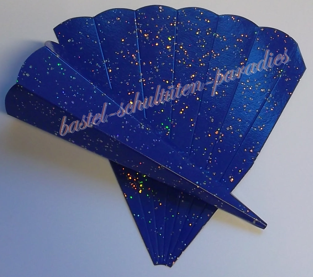 Schultütenrohling "Diamant" 18cm blau