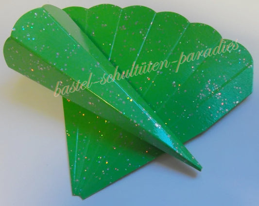 Schultütenrohling "Diamant" 14cm hellgrün