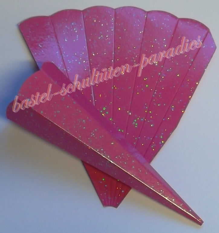 Schultütenrohling "Diamant" 18cm pink