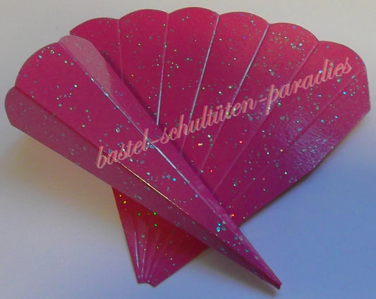 Schultütenrohling "Diamant" 14cm pink