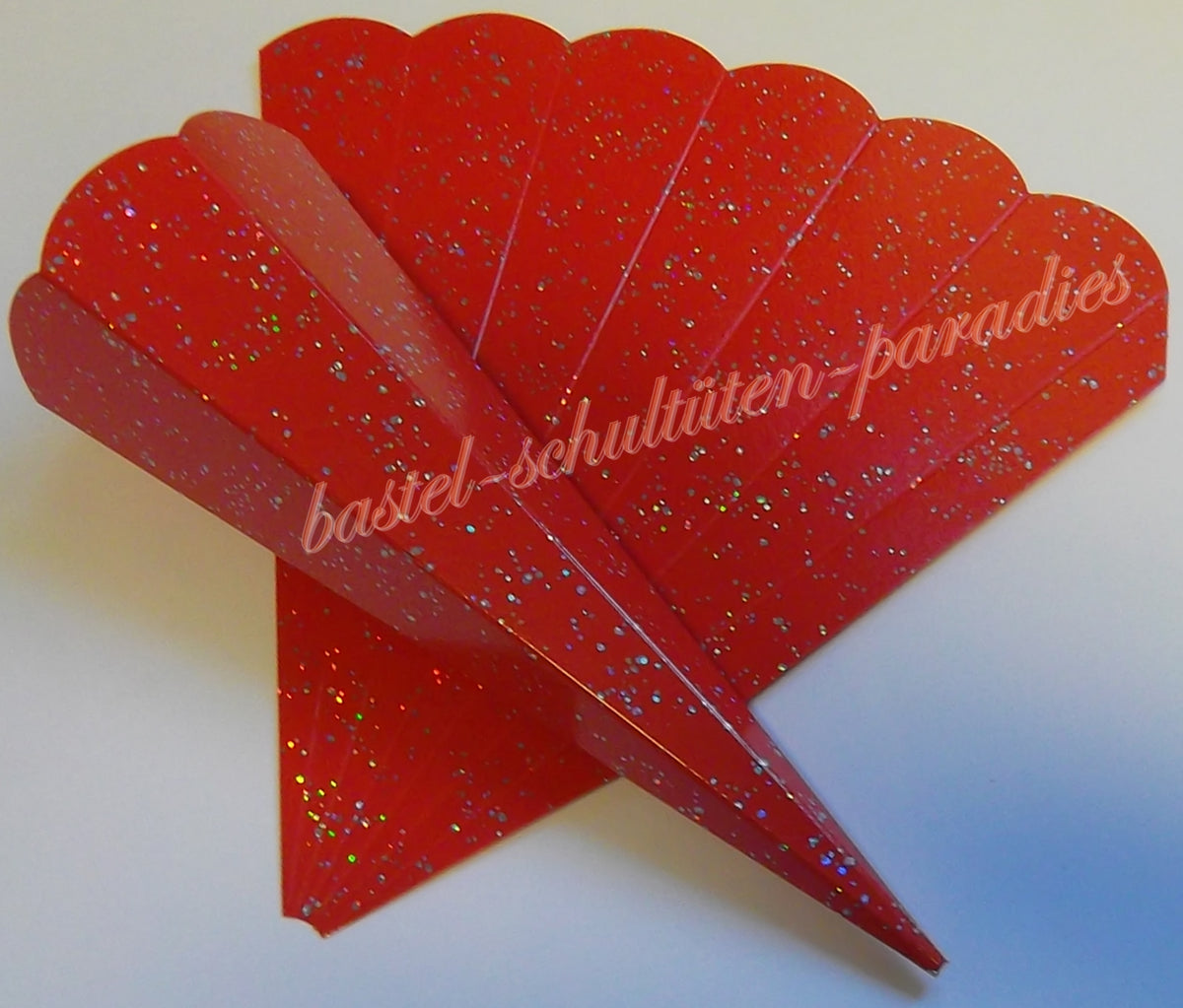 Schultütenrohling "Diamant" 23cm rot