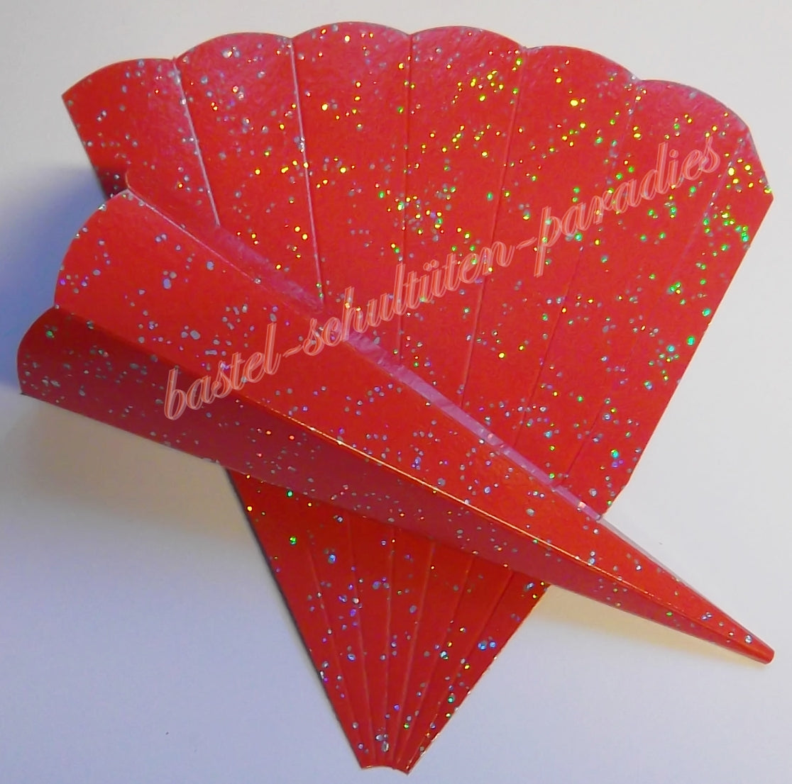 Schultütenrohling "Diamant" 18cm rot