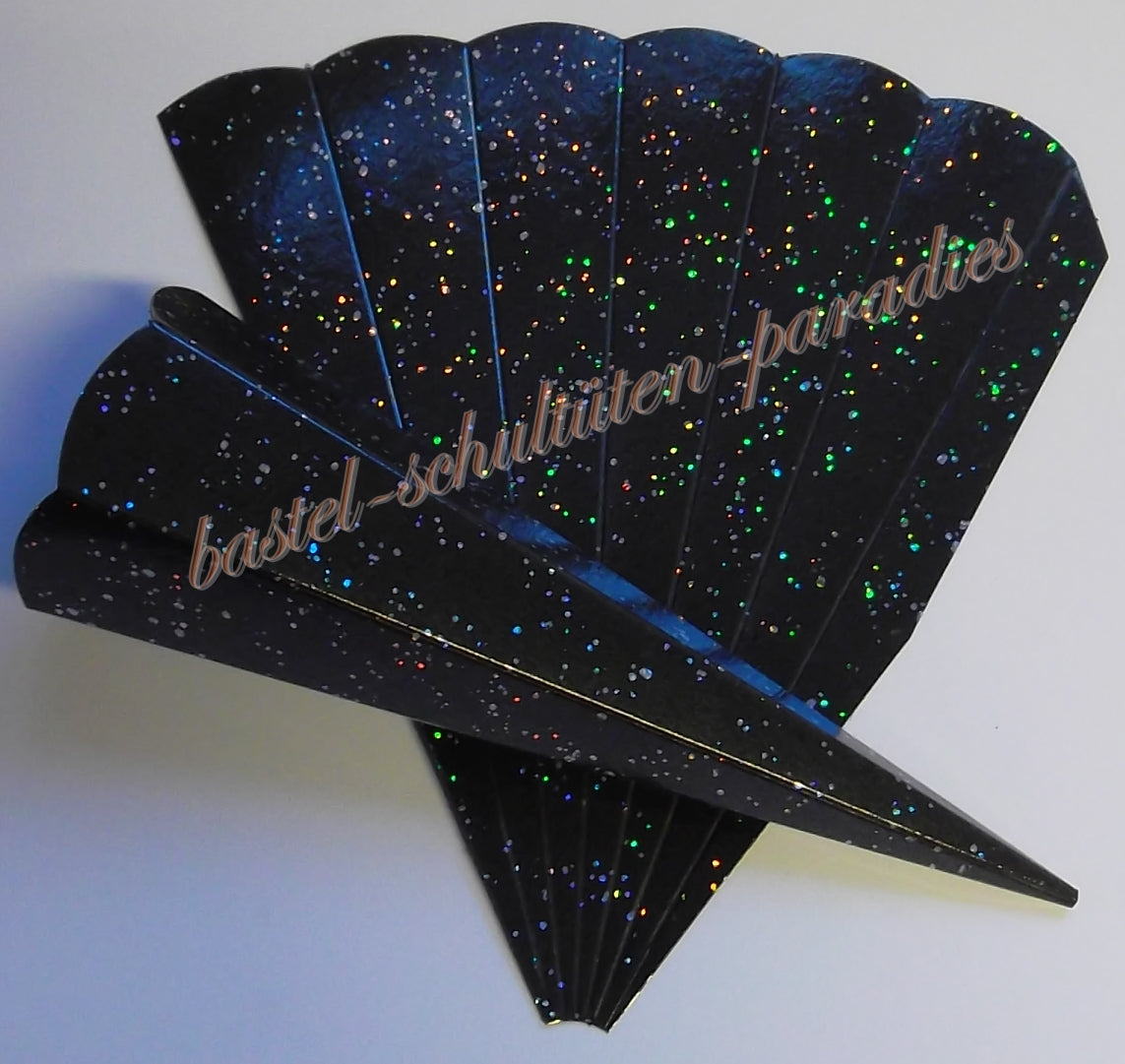 Schultütenrohling "Diamant" 18cm schwarz