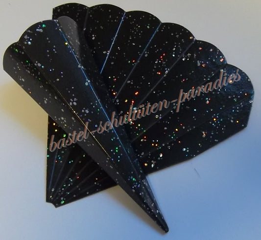 Schultütenrohling "Diamant" 14cm schwarz