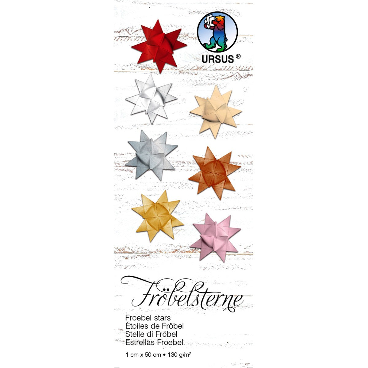 Fröbelstern Faltstreifen