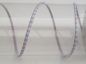 Preview: Dekoband lila-weiß-kariert 5mm breit 20M/Rolle