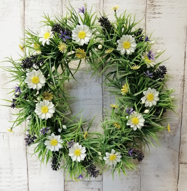 Türkranz Margeriten Lavendel